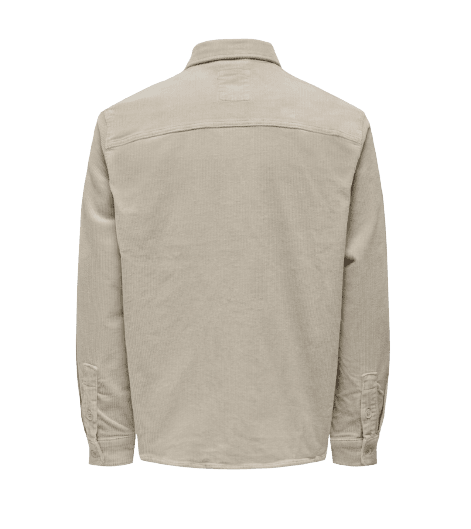 Chemise Velour Beige - Only & Sons