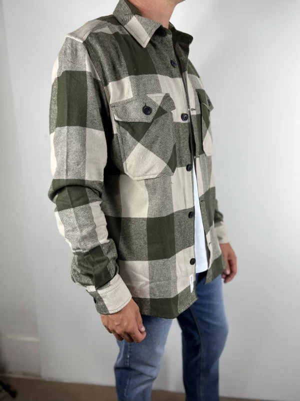 Chemise a carreaux Vert / Beige - Only & Sons